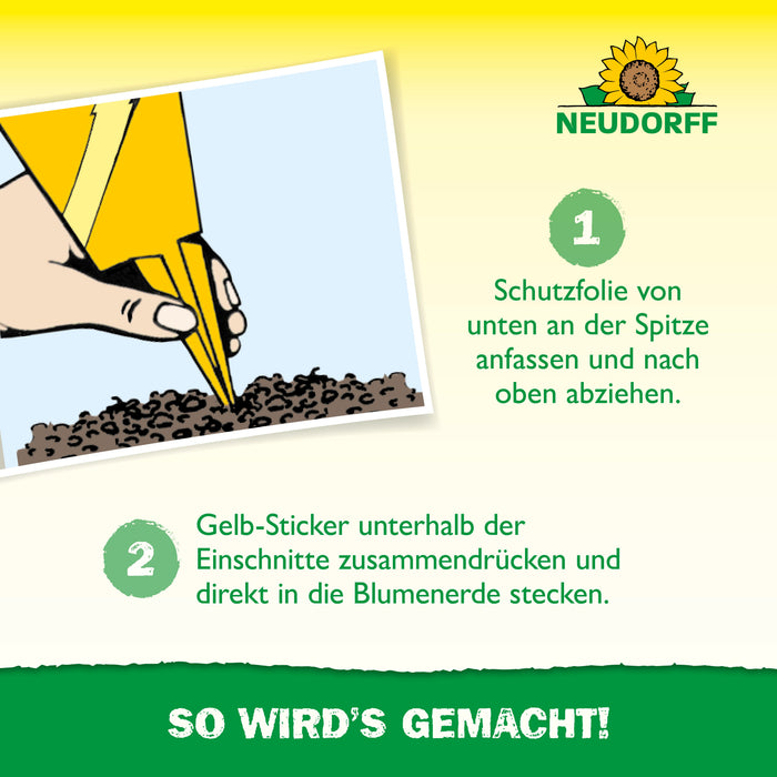 Neudorff Gelb-Sticker - Silberkraft