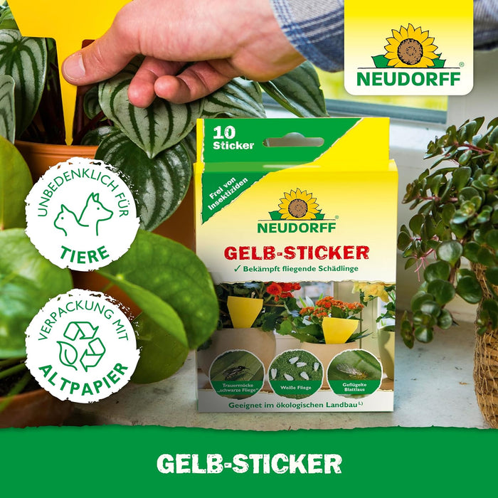Neudorff Gelb-Sticker - Silberkraft