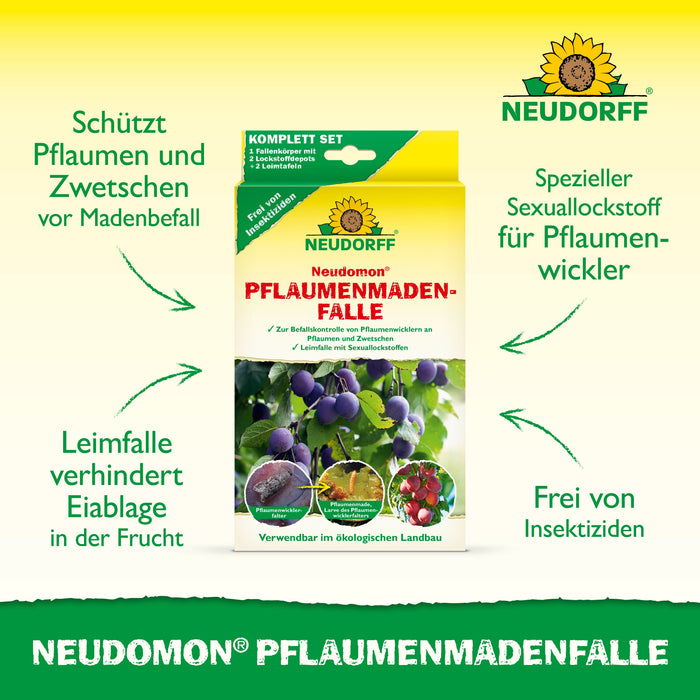 Neudorff Neudomon PflaumenmadenFalle - Silberkraft