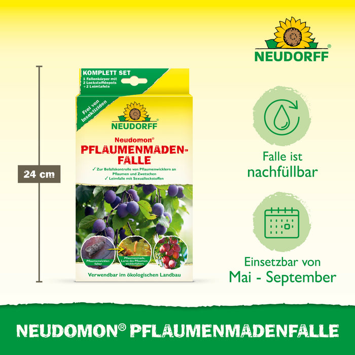 Neudorff Neudomon PflaumenmadenFalle - Silberkraft