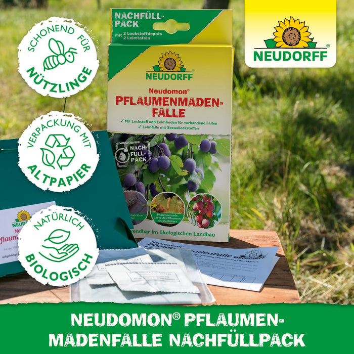 Neudorff Neudomon PflaumenmadenFalle Nachfüllpack - Silberkraft