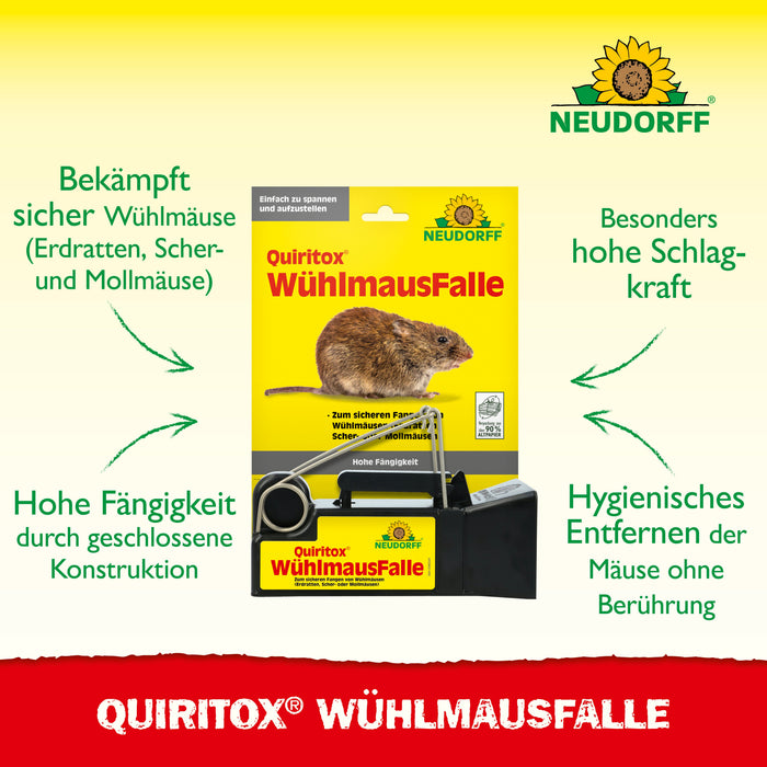 Neudorff Quiritox WühlmausFalle