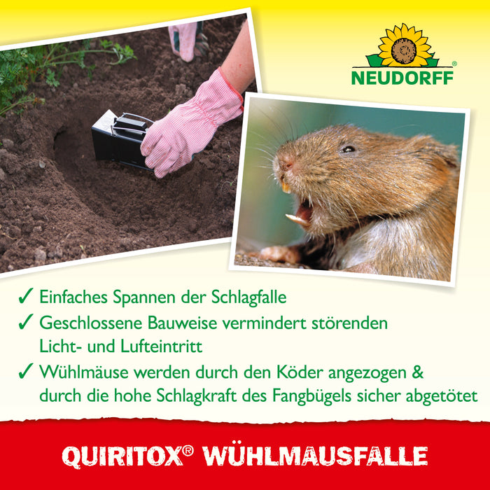 Neudorff Quiritox WühlmausFalle