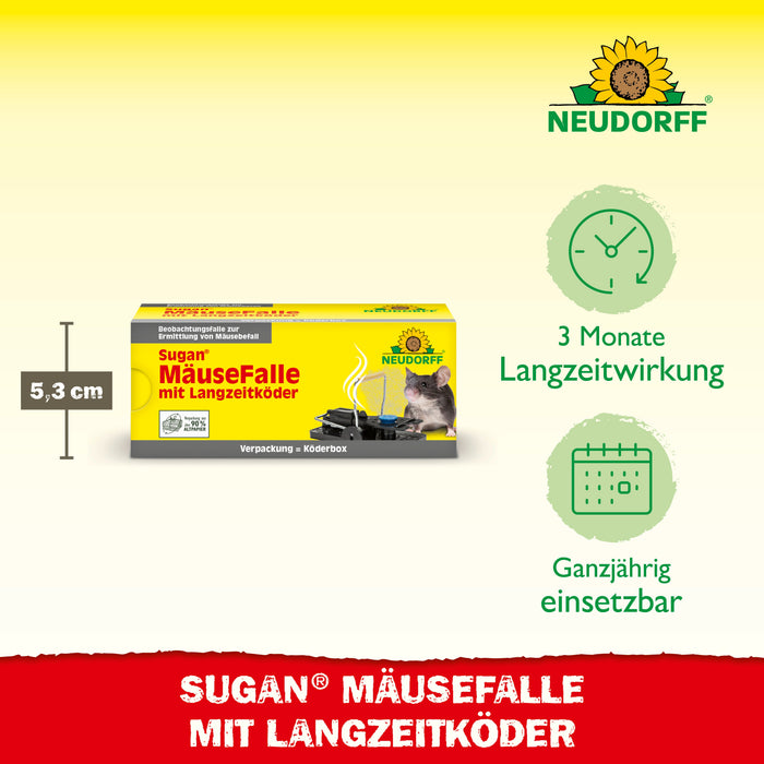 Neudorff Sugan MäuseFalle mit Langzeitköder