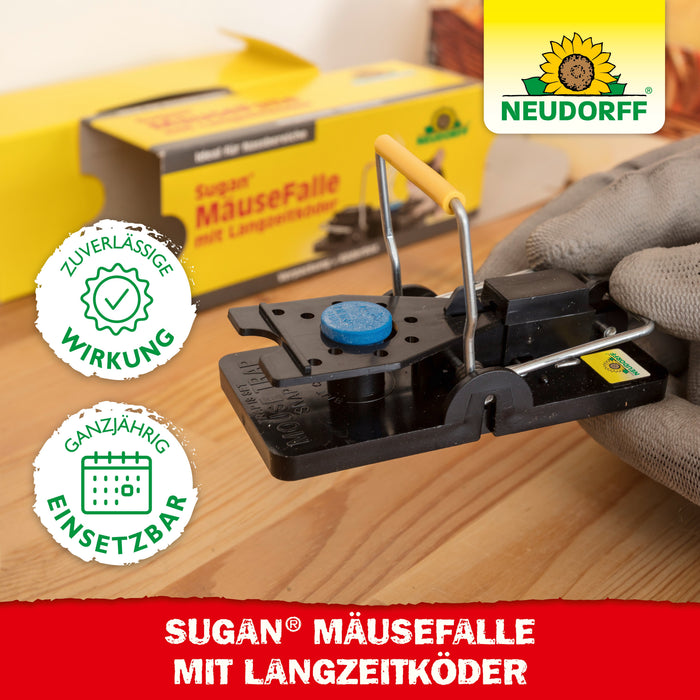 Neudorff Sugan MäuseFalle mit Langzeitköder