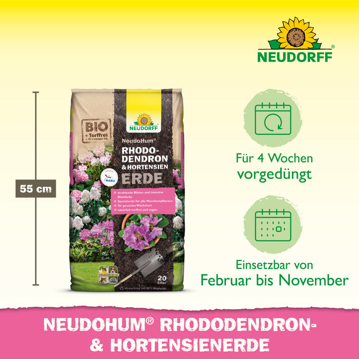 Neudorff NeudoHum Rhododendron- & HortensienErde - Silberkraft