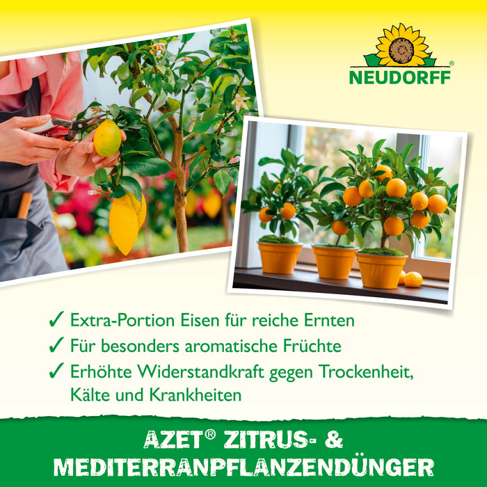 Neudorff Azet Zitrus- & MediterranpflanzenDünger - Silberkraft