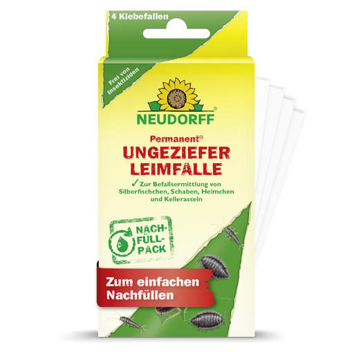 Neudorff Permanent UngezieferLeimFalle Nachfüllpack - Silberkraft