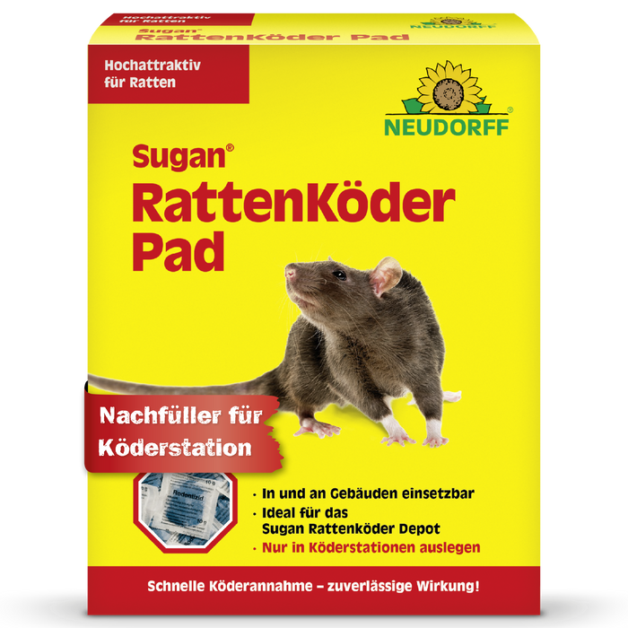 Neudorff Sugan RattenKöder Pad