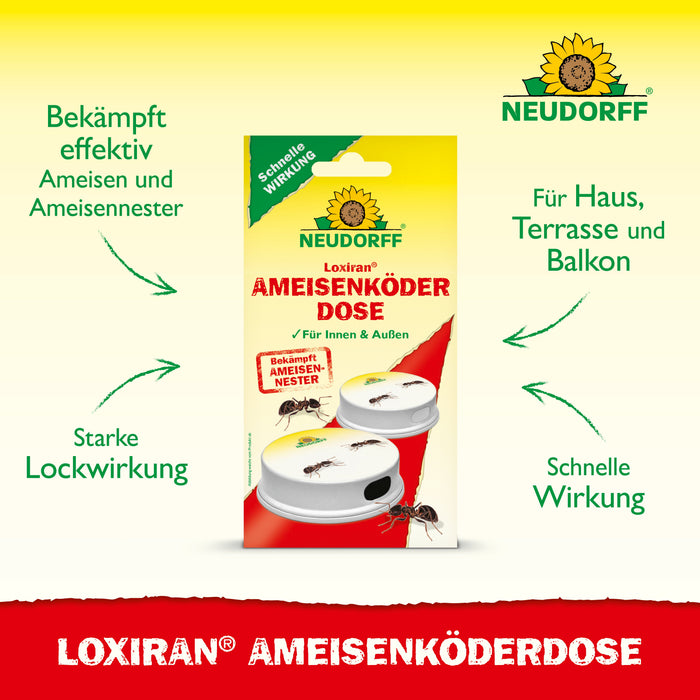 Neudorff Loxiran Ameisenköderdose - Silberkraft