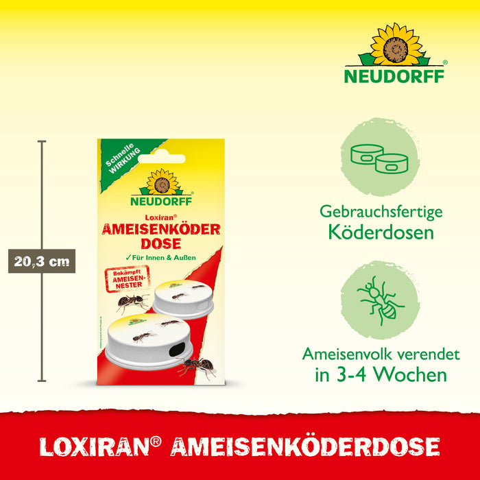 Neudorff Loxiran Ameisenköderdose - Silberkraft