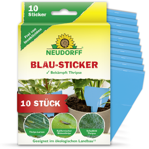 Neudorff Blau-Sticker - Silberkraft
