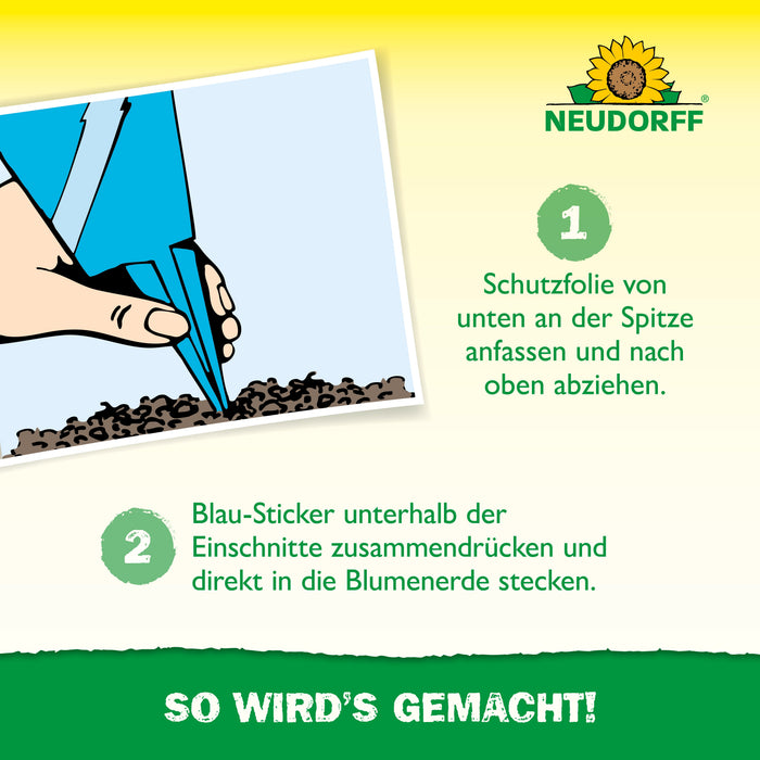 Neudorff Blau-Sticker - Silberkraft