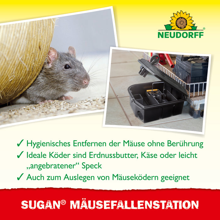 Neudorff Sugan MäuseKöderStation&Duftköder