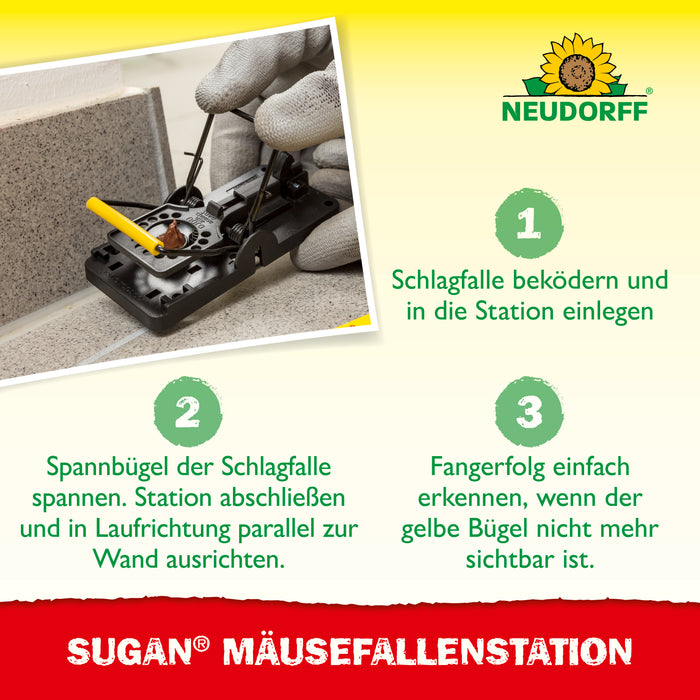 Neudorff Sugan MäuseKöderStation&Duftköder