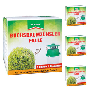 Buchsbaumzünsler-Falle: Rechtzeitige Befallserkennung und zuverlässige Schädlingsüberwachung - Silberkraft