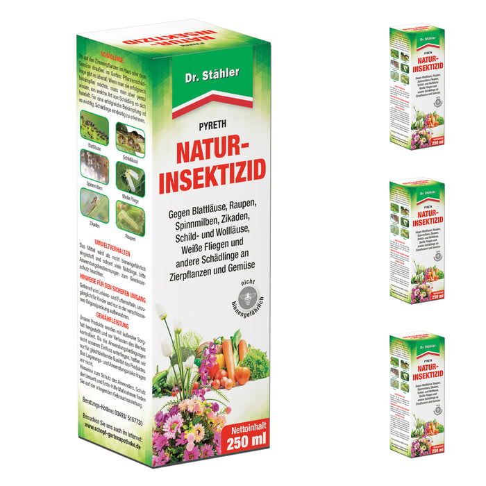 Pyreth Natur-Insektizid: Optimaler Insektenschutz für Zierpflanzen, Obst- und Gemüseanbau