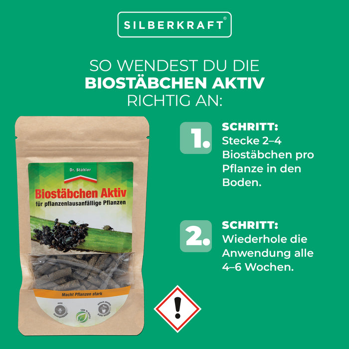 Biostäbchen Aktiv: Hochwirksames Pflanzenstärkungsmittel für vitale und widerstandsfähige Pflanzen