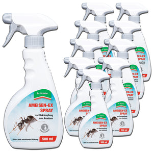 Hochwirksames Ameisen-Ex Spray gegen eine Vielzahl von Insekten wie Ameisen und Asseln - Silberkraft