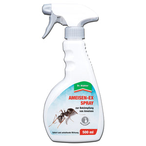 Hochwirksames Ameisen-Ex Spray gegen eine Vielzahl von Insekten wie Ameisen und Asseln - Silberkraft