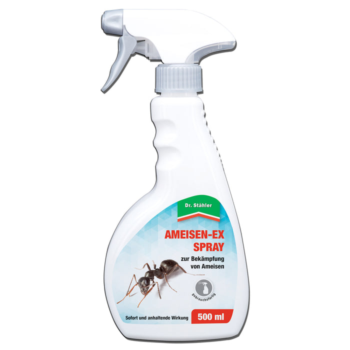 Hochwirksames Ameisen-Ex Spray gegen eine Vielzahl von Insekten wie Ameisen und Asseln