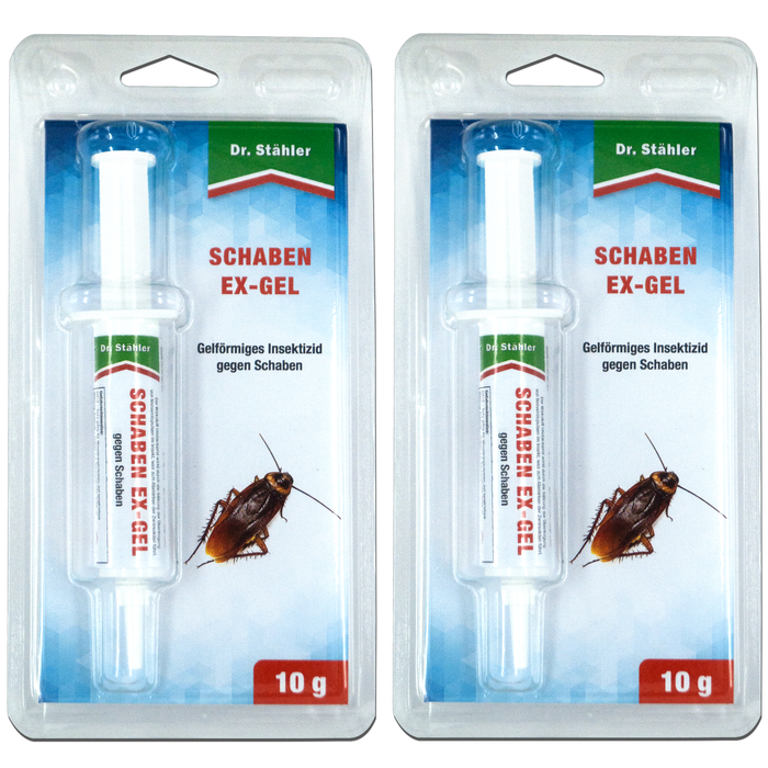 Effektives Schaben-Ex Gel gegen Schabenbefall | Kakerlaken Gel - Silberkraft