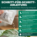 Schritt-für-Schritt-Anleitung zur Anwendung der Raubmilben Mischung an der Zimmerpflanze gegen Thripse und Spinnmilben