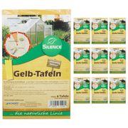 Pannelli gialli Silence: soluzione efficace contro mosche bianche, moscerini dei funghi, moscerini della frutta e dell'aceto
