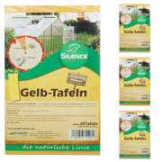 Pannelli gialli Silence (grandi): monitoraggio ottimale contro mosche bianche, moscerini dei funghi e afidi