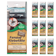 Silence Fenster-Klebefalle: Wirksame Fliegenfalle für Fenster mit transparenter Optik