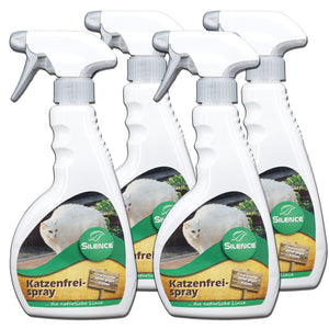 Silence Katzenfrei-Spray: Gebrauchsfertiges Sprühmittel zur Vergrämung von Katzen - Silberkraft