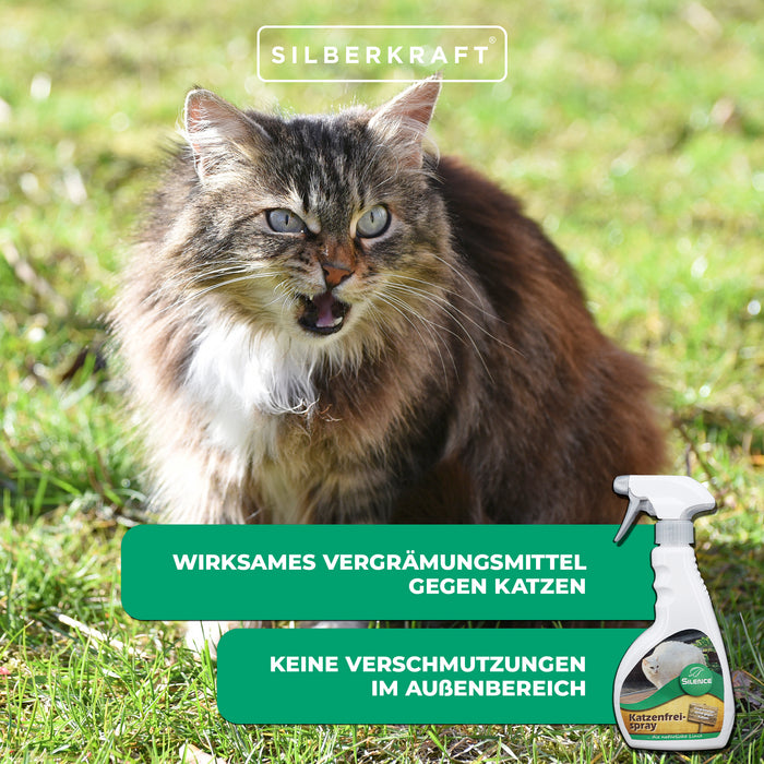 Silence Katzenfrei-Spray: Gebrauchsfertiges Sprühmittel zur Vergrämung von Katzen