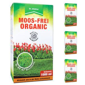 Moos-Frei Organic: Hochwirksamer Moosentferner für einen grünen, perfekten Rasen - Silberkraft