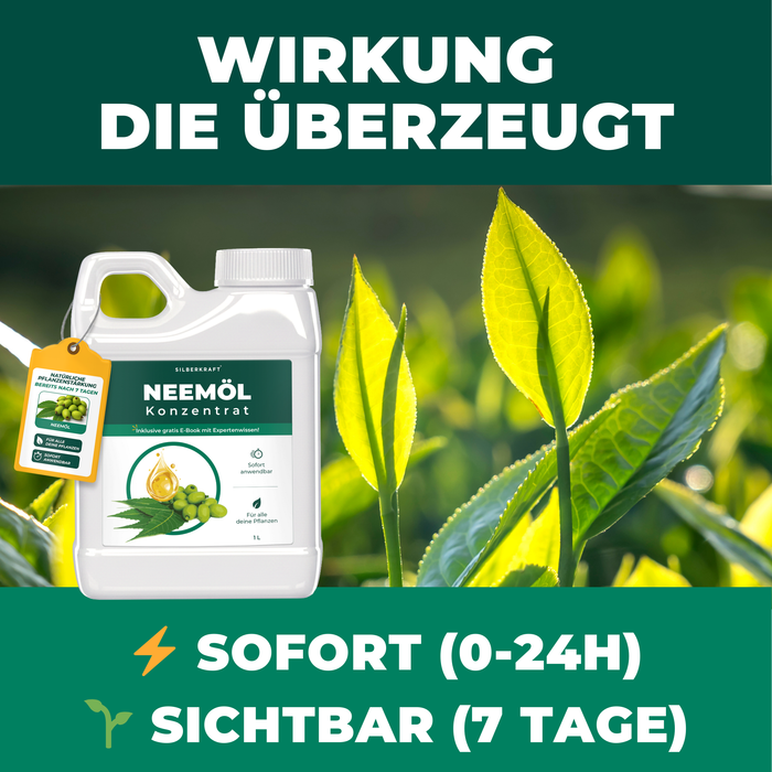 Neemöl mit Emulgator – Pflegendes Neemöl-Konzentrat für Deine Pflanzen