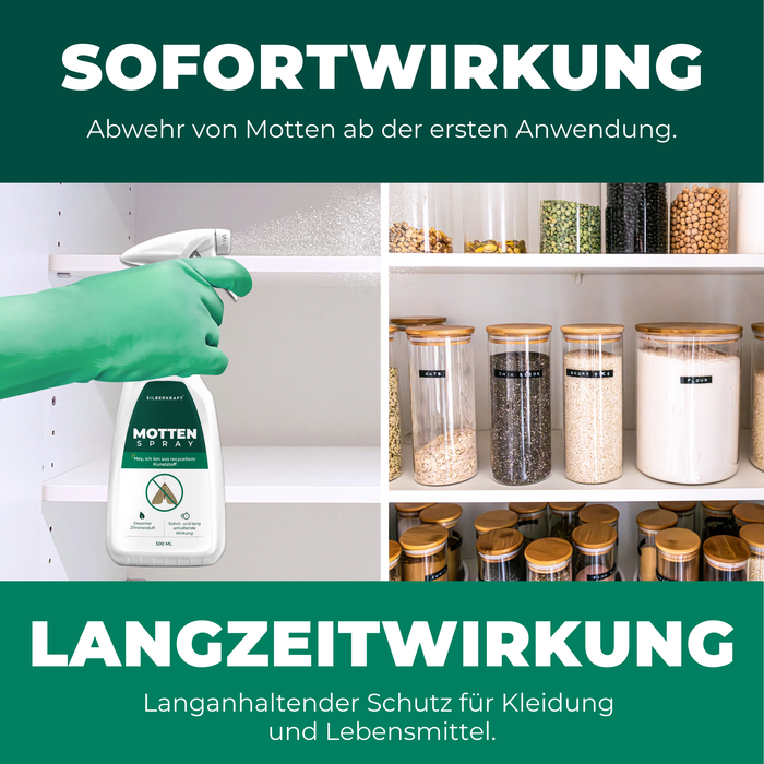 Mottenspray gegen Kleider- & Lebensmittelmotten