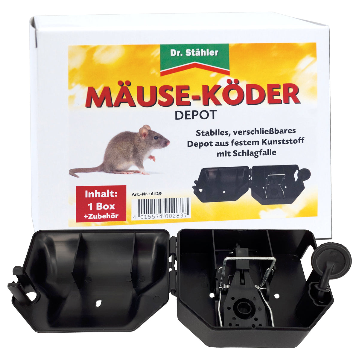 Musekder-Depot mit Schlagfalle | Silberkraft