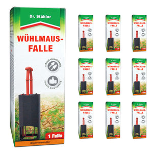Wühlmaus-Falle: Optimaler Schutz gegen Wühlmäuse für deinen Garten (wiederverwendbar) - Silberkraft