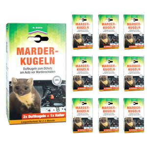 Effektiver Schutz vor Marderschäden: Marder-Duftkugeln für dein Auto - Silberkraft
