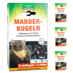 Effektiver Schutz vor Marderschäden: Marder-Duftkugeln für dein Auto - Silberkraft