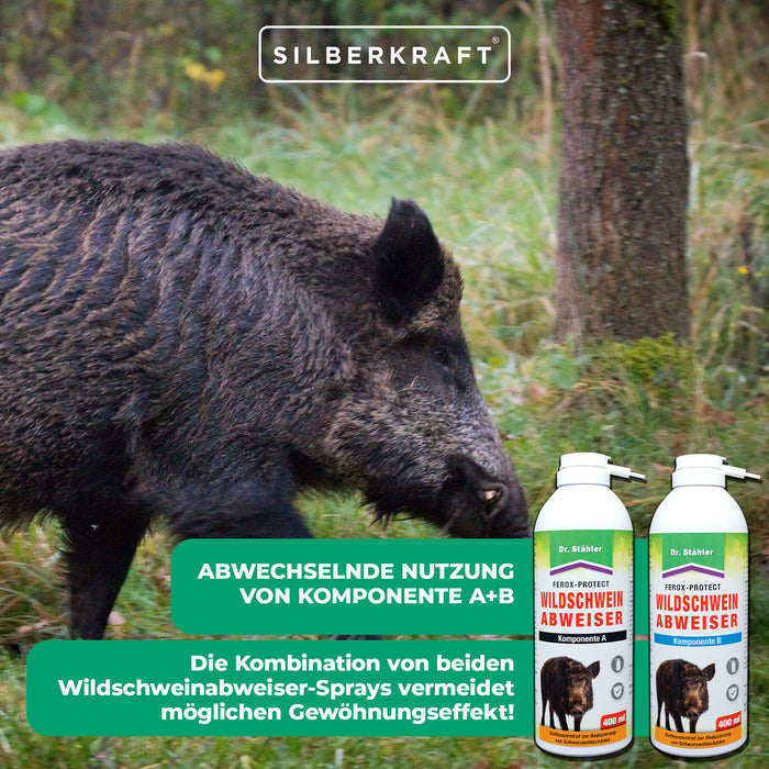 Ferox-Protect Wildschweinabweiser Spray - Effektive Lösung gegen Wildschweine auf dem Grundstück