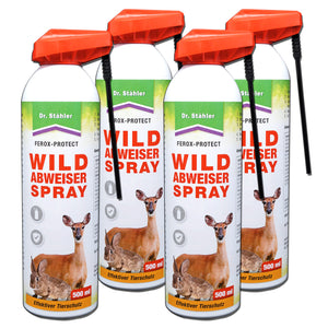 Wildabweiser Spray - Schutz vor Wildtieren auf dem Grundstück - Silberkraft