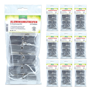 Ferox-Protect Aluminiumstreifen mit Filzdepots - als Trägermaterial für das Wildschweinabweiser Spray - Silberkraft