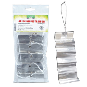 Ferox-Protect Aluminiumstreifen mit Filzdepots - als Trägermaterial für das Wildschweinabweiser Spray - Silberkraft