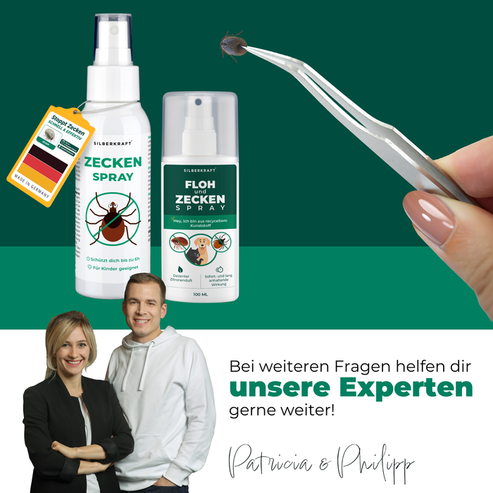 Zeckenzange Zeckenpinzette gegen Zecken