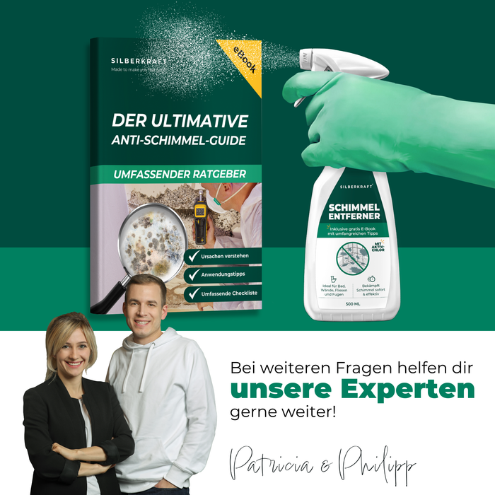 Schimmelentferner / Schimmelspray mit E-Book - Gegen Schimmel & Stockflecken