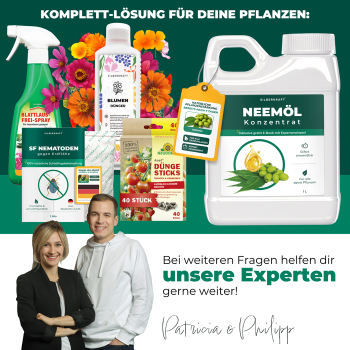 Neemöl mit Emulgator – Pflegendes Neemöl-Konzentrat für Deine Pflanzen