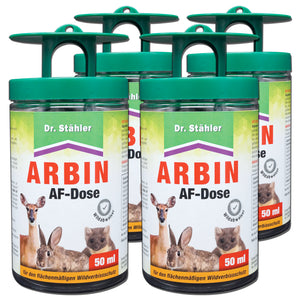 Arbin AF Dose: Effektive Wildabwehr vor Rehwild, Rotwild, Hasen, Kaninchen und Mardern - Silberkraft