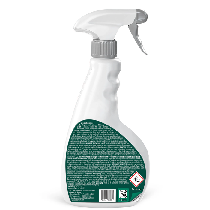 Spinnenspray Flasche – Insektenspray gegen Spinnen zur Anwendung im Innen- und Außenbereich