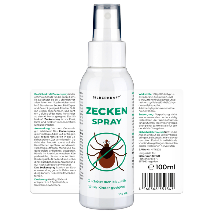 Spray per zecche Zeckenschutz - Spray anti zecche