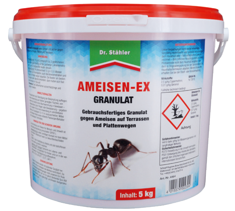 Bewährtes Ameisen-Ex Granulat für erfolgreiche Schädlingsabwehr